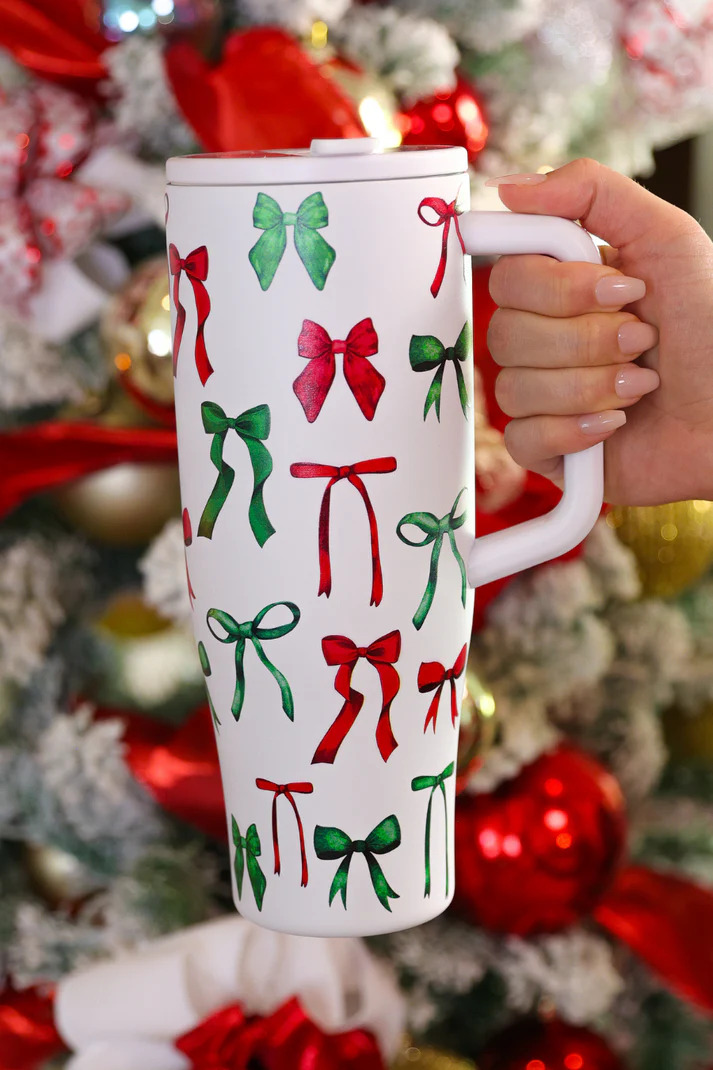 Christmas Bow Tumbler