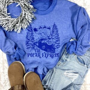 Inside Out Polar Express Sweatshirt
