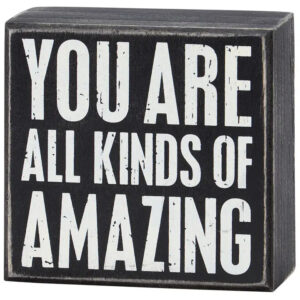 All Kinds of Amazing Box Sign