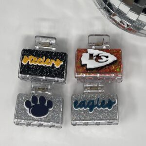 Small Game Day Claw Clips