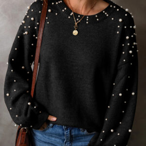 Black Pearly Sweater