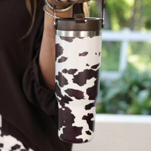 Cowhide Couture Travel Tumbler