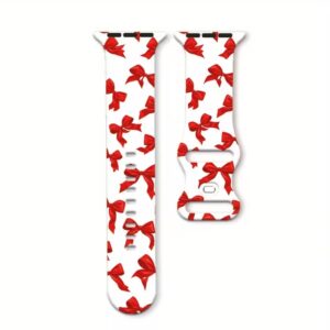 Red Bow Smart Watch Band