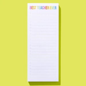 Best Teacher Ever List Pad