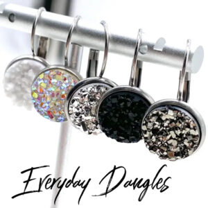 Everyday Round Druzy Dangle Earrings