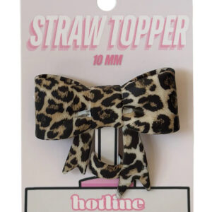 Large Bow Straw Topper