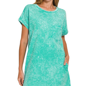 Premium Washed T-Shirts Dress